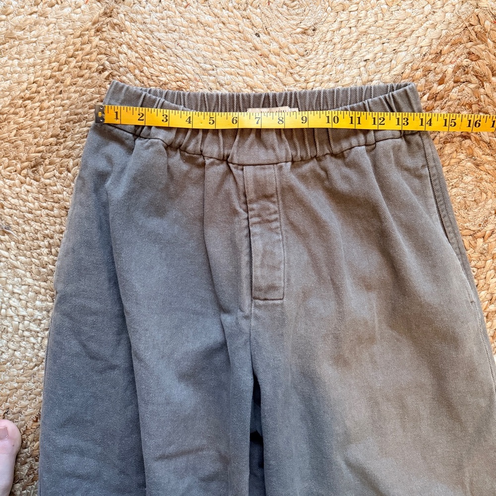 7115 by Szeki NYC Relaxed Elastic Waist Pants in Gray - Picture 9 of 11